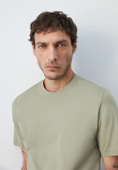 MANGO - T-Shirt Cherlo - Pastel Green