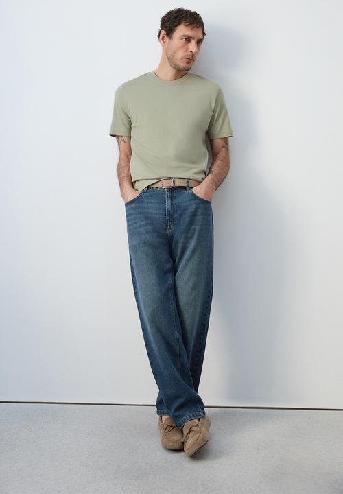MANGO - T-Shirt Cherlo - Pastel Green
