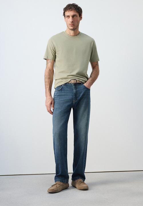 MANGO - T-Shirt Cherlo - Pastel Green