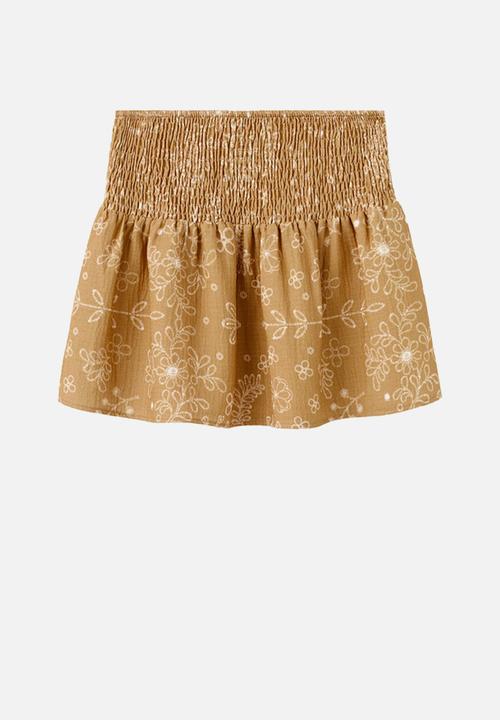 MANGO - Skirt Paola - Medium Yellow