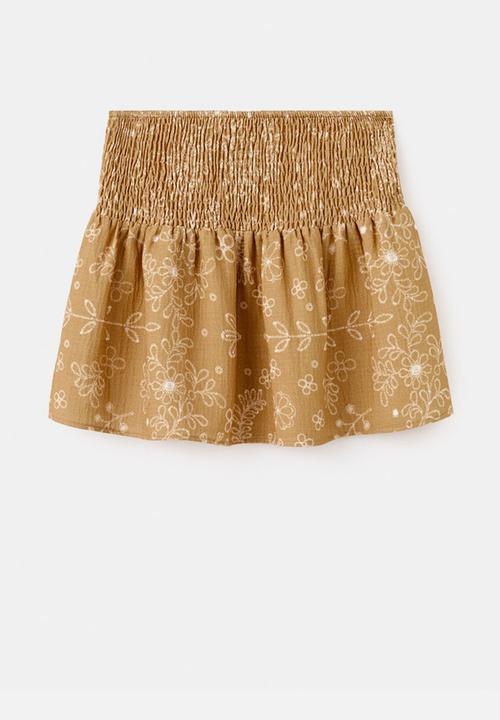 MANGO - Skirt Paola - Medium Yellow