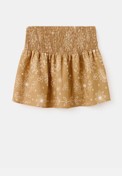 MANGO - Skirt Paola - Medium Yellow