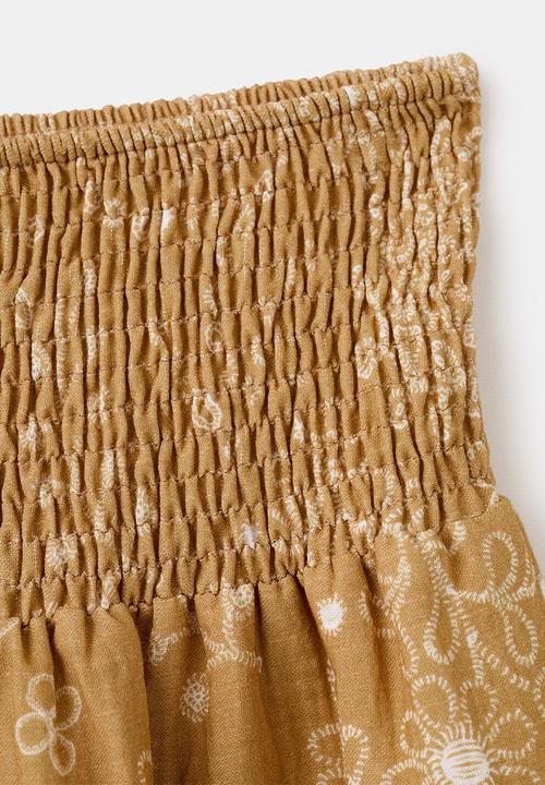 MANGO - Skirt Paola - Medium Yellow