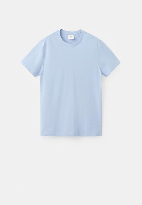 MANGO - T-Shirt Cherlo - Sky-Blue