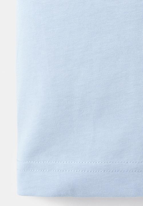 MANGO - T-Shirt Cherlo - Sky-Blue