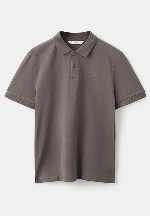 MANGO - Poloshirt JAVIER - Dark Brown
