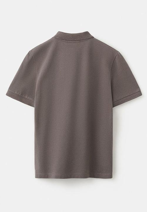 MANGO - Poloshirt JAVIER - Dark Brown