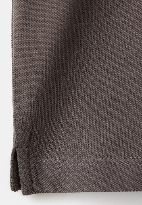 MANGO - Poloshirt JAVIER - Dark Brown