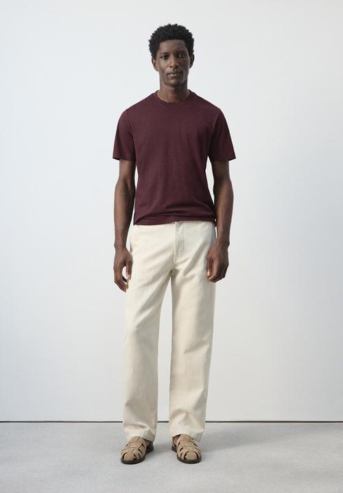 MANGO - T-Shirt Cherlo - Dark Purple