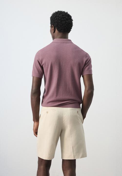 MANGO - Polo Shirt Andrew - Dark Purple