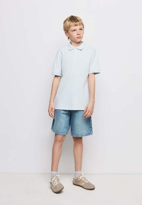 MANGO - Poloshirt JAVIER - Light/Pastel Blue
