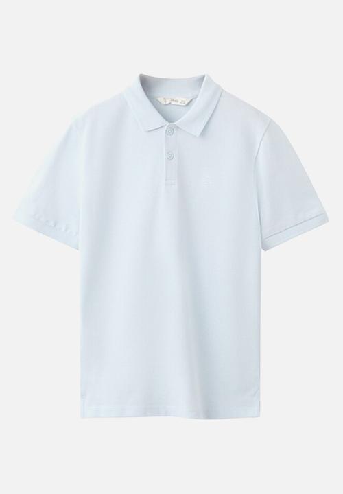 MANGO - Poloshirt JAVIER - Light/Pastel Blue