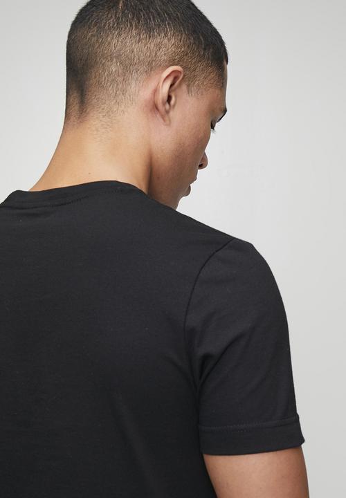 POLO - Damoyi Sport Short sleeve Flock Tee - Black