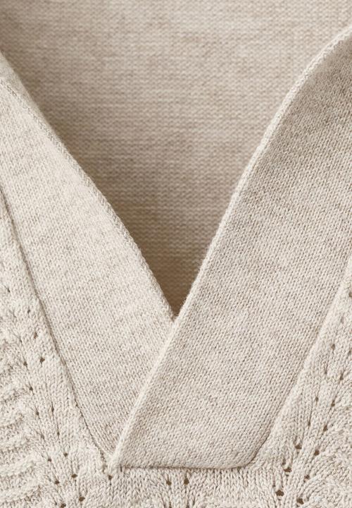 MANGO - Polo Shirt Tip - Sand