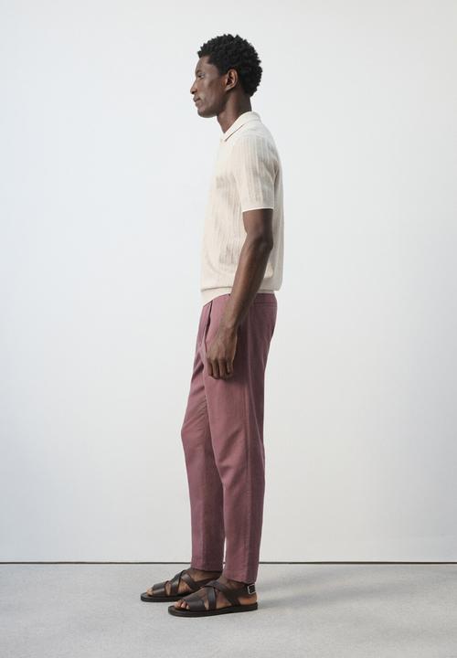 MANGO - Polo Shirt Tip - Sand