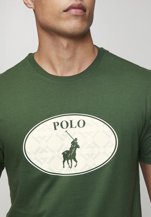 POLO - Gerald Monogram Logo T Short sleeve Tee - Green