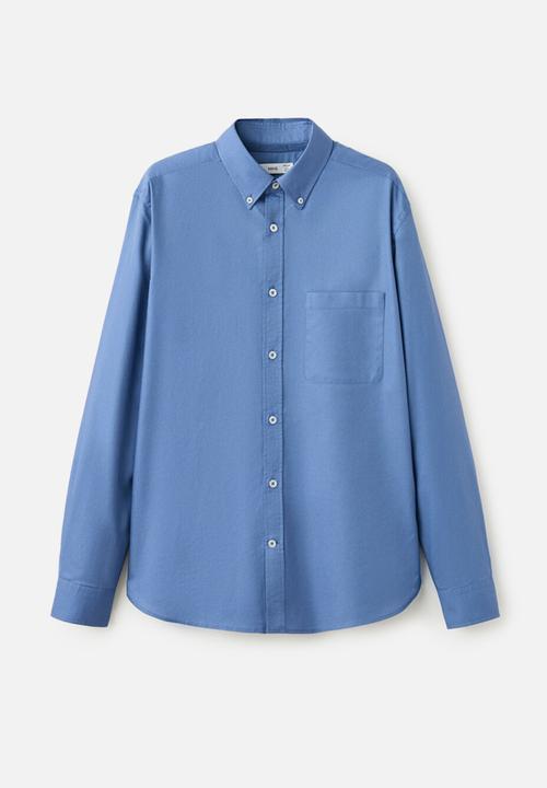 MANGO - Shirt Oxli - Medium Blue