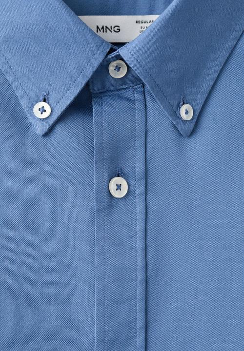 MANGO - Shirt Oxli - Medium Blue