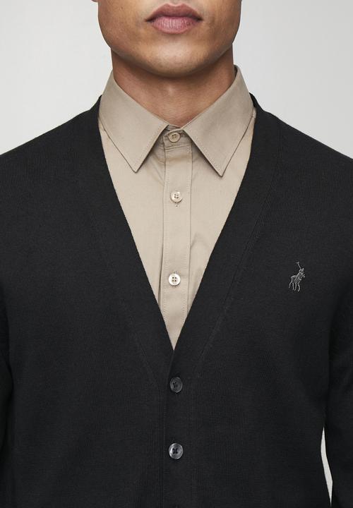 POLO - Maxon Plain Cardigan - Black