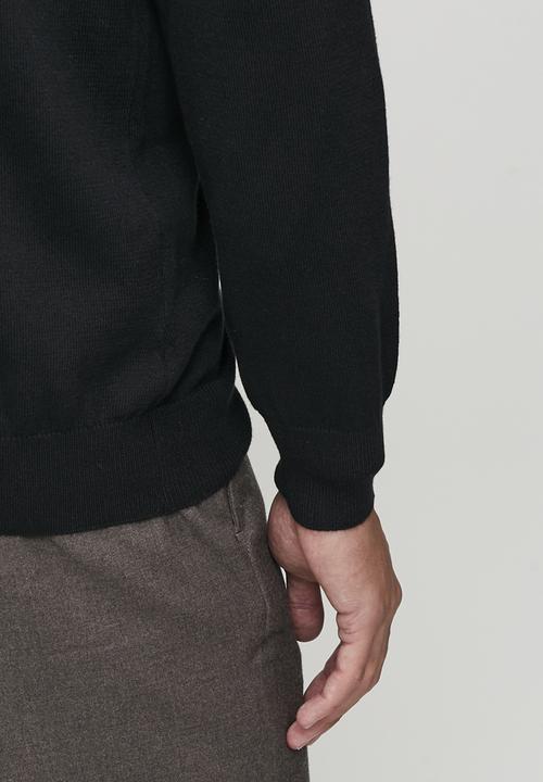 POLO - Maxon Plain Cardigan - Black