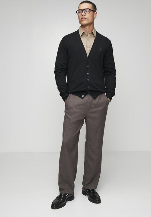 POLO - Maxon Plain Cardigan - Black
