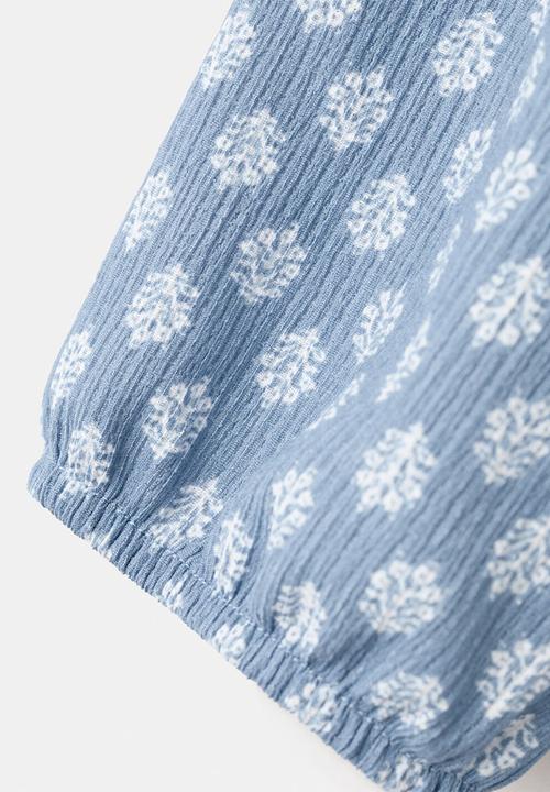 MANGO - T-Shirt SELLOSET - Medium Blue