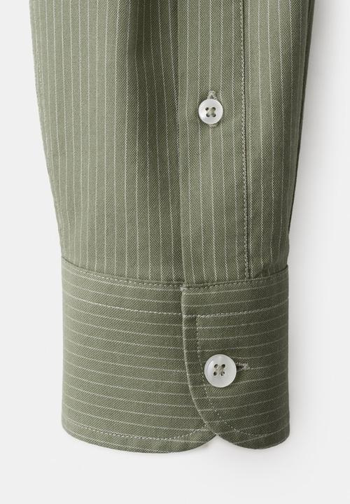 MANGO - Shirt Oxlir - Green