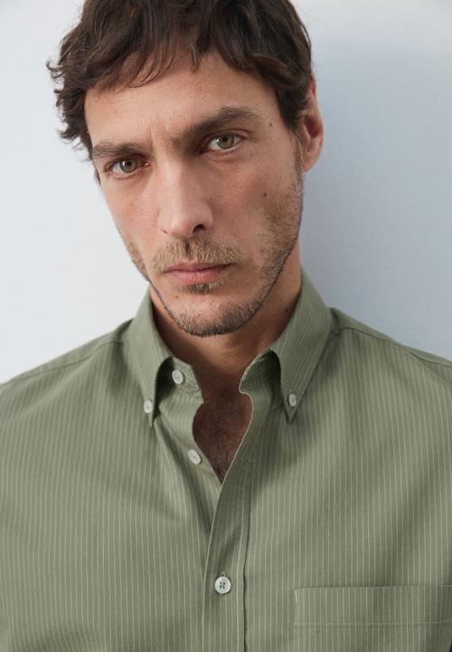 MANGO - Shirt Oxlir - Green