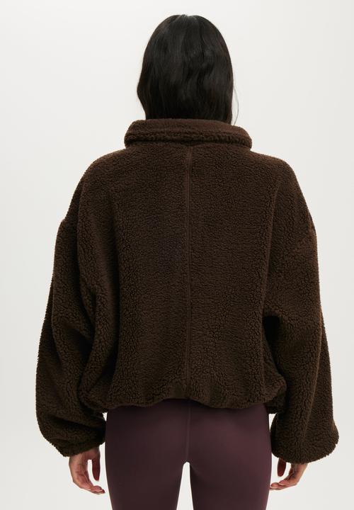 Cotton On - Trail Sherpa Jacket - French Roast