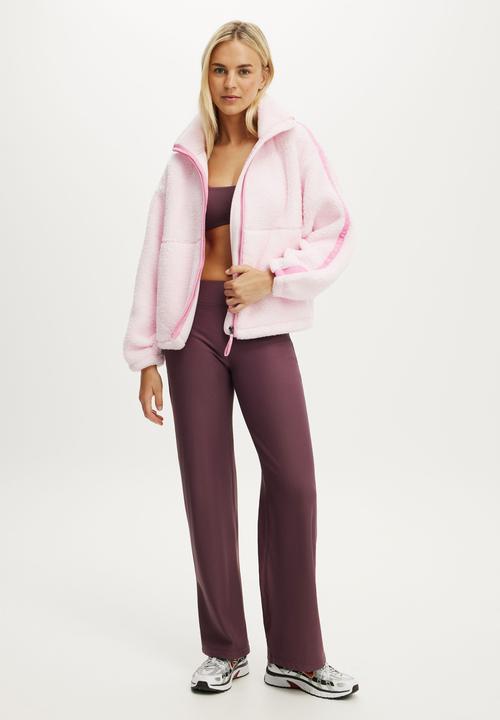 Cotton On - Trail Sherpa Jacket - Cherry Dream