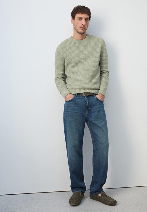 MANGO - Jeans Andreas - Open Blue