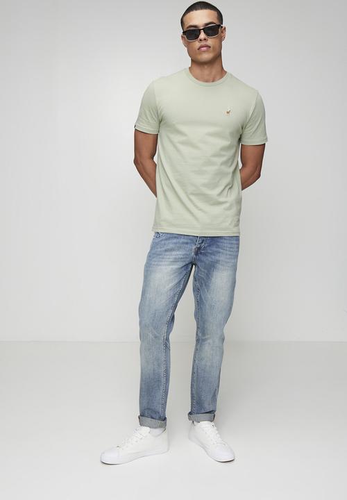 POLO - Lucas Essential Short sleeve Tee - Sage