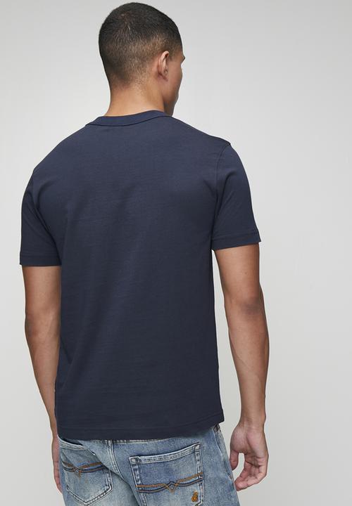 POLO - Sechaba Pjc Short sleeve Block Logo Tee - Navy
