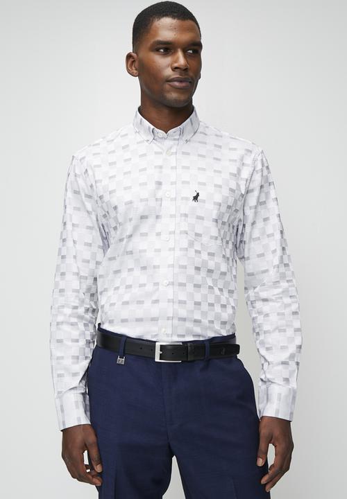 POLO - Torres Ls Check Shirt - White