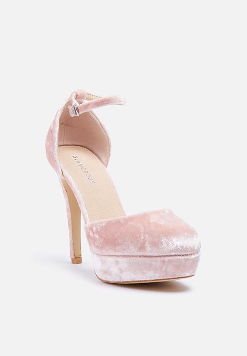 Glamorous - Cece velvet platform