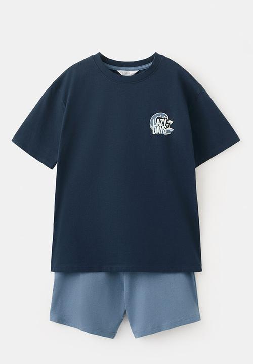 MANGO - Pyjama LAZYPI - Navy