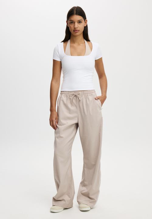Cotton On - Ultra Soft Square Neck Fitted T-shirt - White