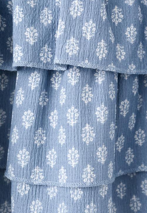 MANGO - Skirt SELLOSET - Medium Blue