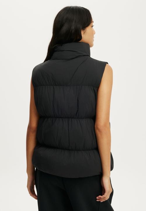 Cotton On - The Mother Puffer Vest - Black