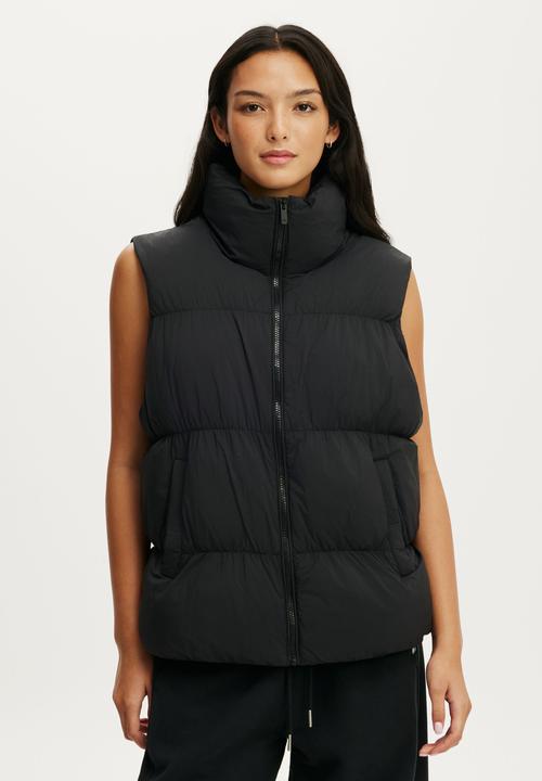 Cotton On - The Mother Puffer Vest - Black