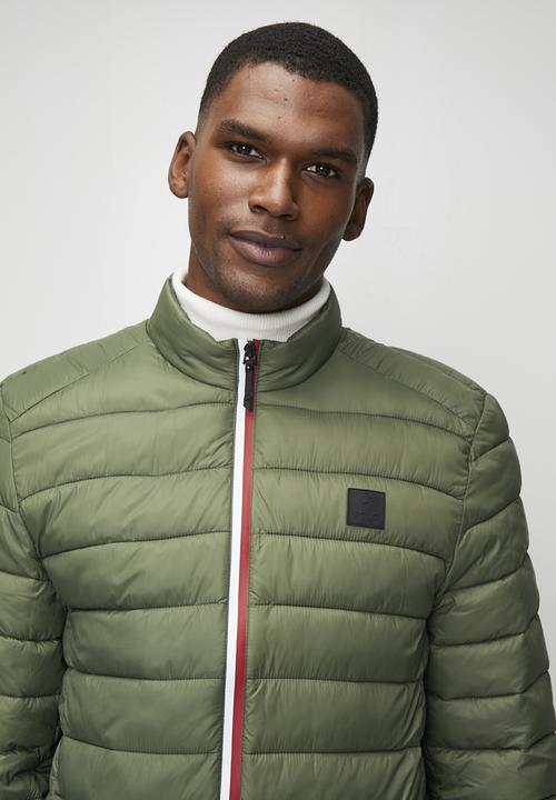 POLO - Rocky Quilted Puffer Long sleeve Jacket - Fatigue
