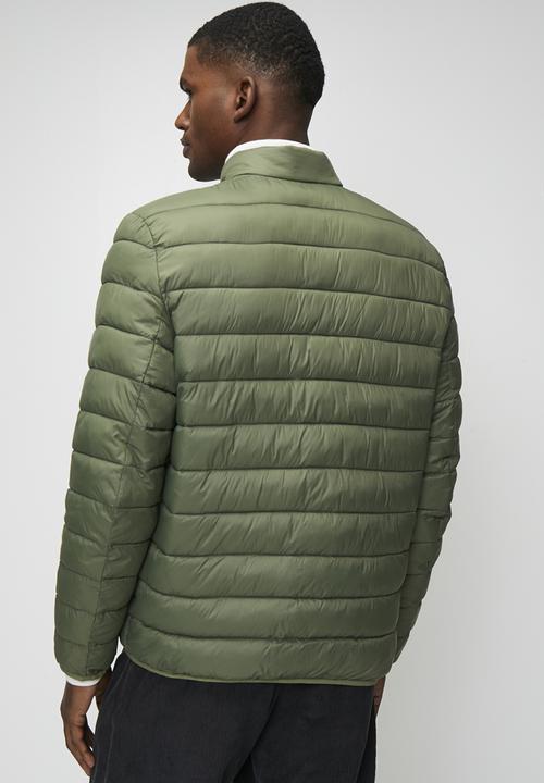 POLO - Rocky Quilted Puffer Long sleeve Jacket - Fatigue