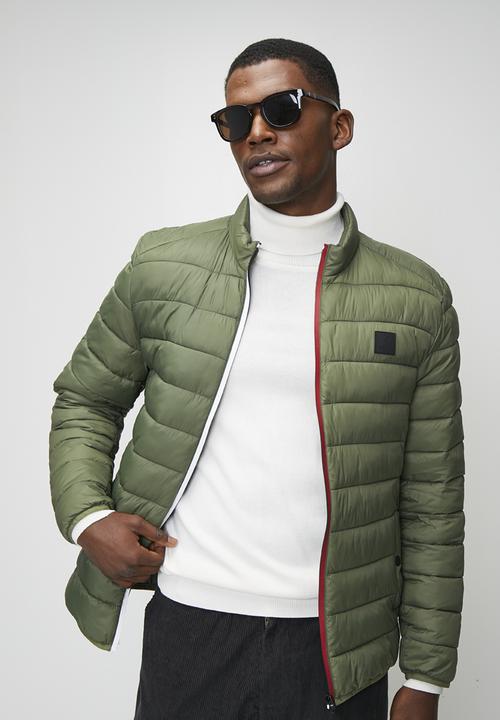 POLO - Rocky Quilted Puffer Long sleeve Jacket - Fatigue