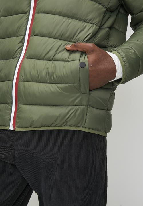 POLO - Rocky Quilted Puffer Long sleeve Jacket - Fatigue