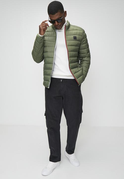 POLO - Rocky Quilted Puffer Long sleeve Jacket - Fatigue
