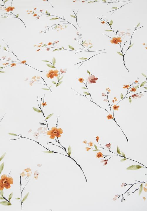 Sixth Floor - Saidy Floral Super Soft Duvet Cover - white