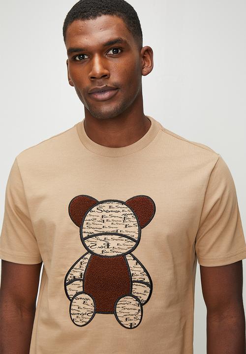 Ben Sherman - Ben Bear Chenille Fur 260g Tee-Shirt - Cornstalk