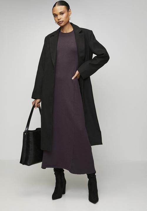 POLO - Wmn Paige Ms Knit Dress - Plum