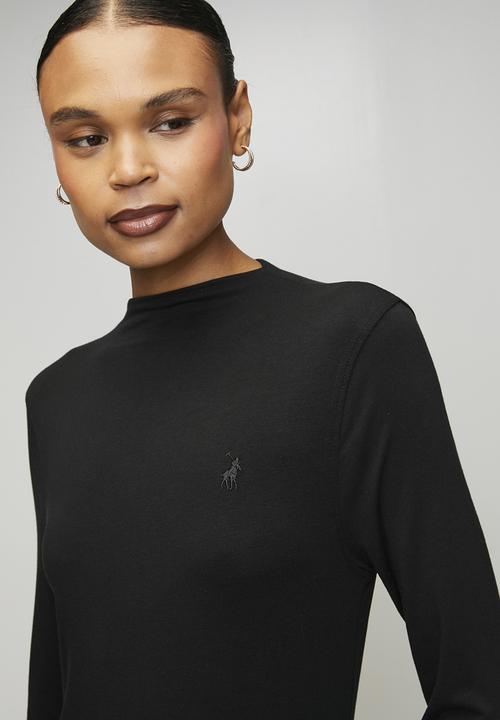 POLO - Wmn Dani Long sleeve Second Skin - Black