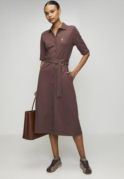 POLO - Wmn Elizabeth Flare Short sleeve Golfer Dress - Huckelberry